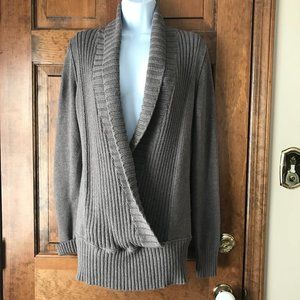 FINAL PRICE - Banana Republic Brown Pullover Surplice Sweater Medium